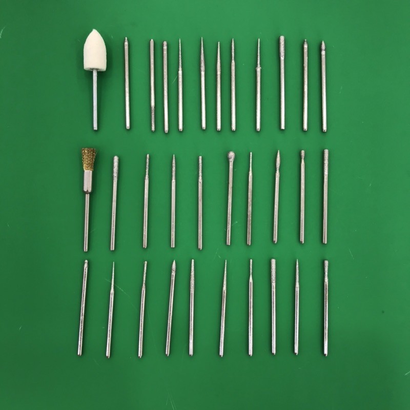 Bộ mũi mài gắn cho máy mài mini