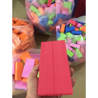 Gạch mút xốp cho bé chơi góc xây dụng, xếp hàng rào, nhà