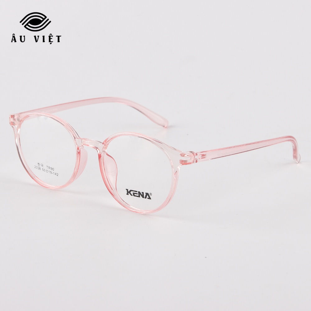 Gọng kính nhựa Kena 2038 dáng tròn Full box