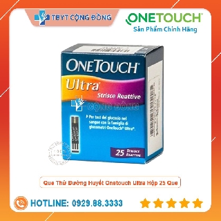 [Date dài] Que Thử Đường Huyết Onetouch Ultra ( test tiểu đường One Touch Ultra)