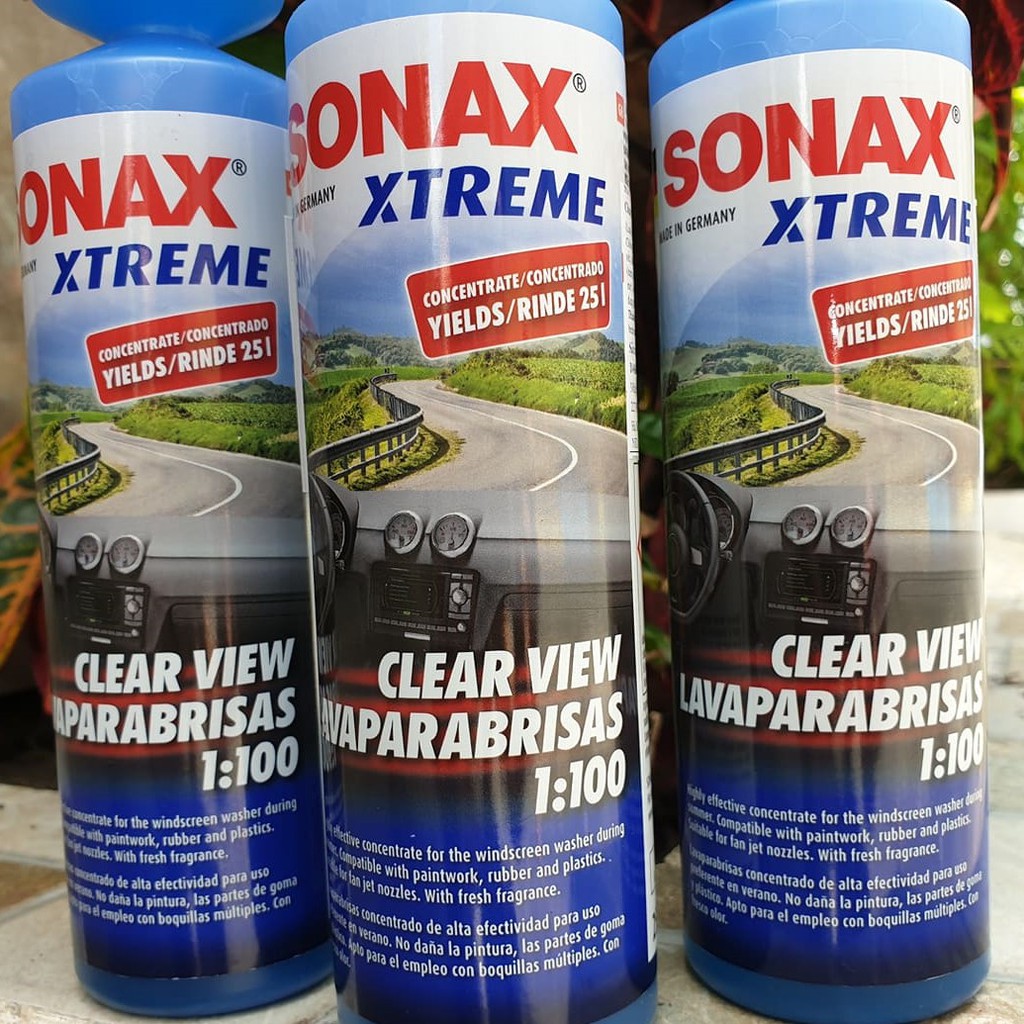 Nước rửa kính ô tô cao cấp Sonax Xtreme Clear View 1:100 NanoPro 250ml