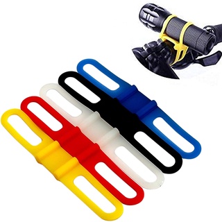 Đèn pin xe đạp Dây đeo silicon Dây đeo xe đạp Dây đeo đèn pin Dây đèn xe đạp Giá đỡ xe đạp Phụ kiện đi xe đạp