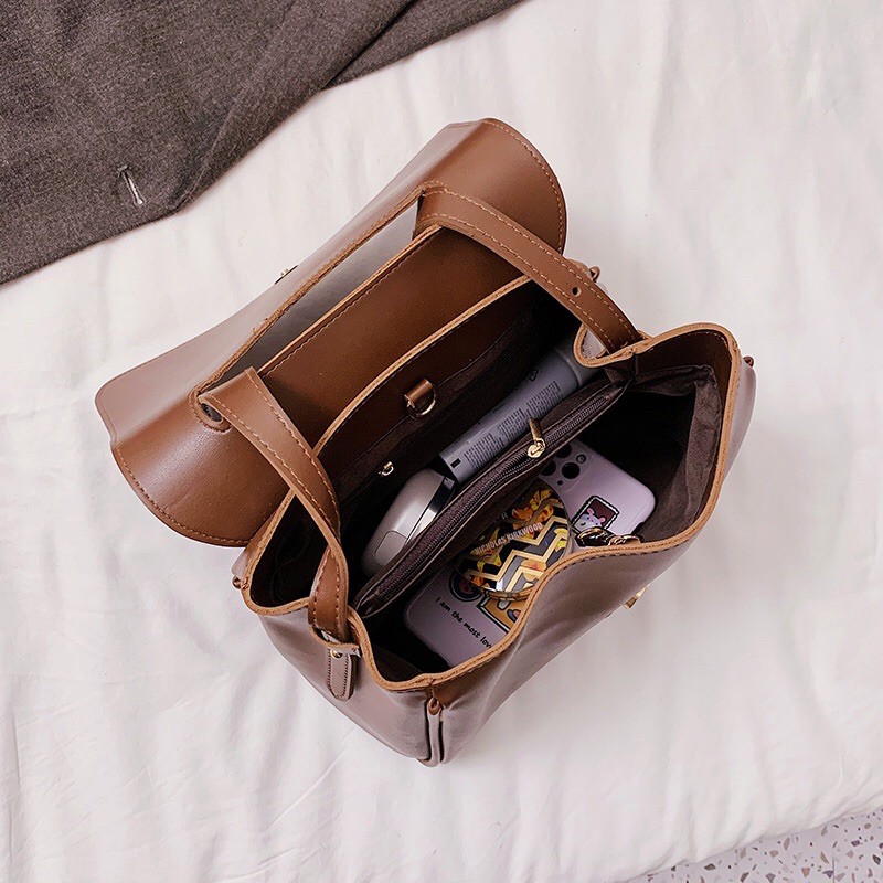 Túi đi học 2 ngăn giá siêu rẻ P061