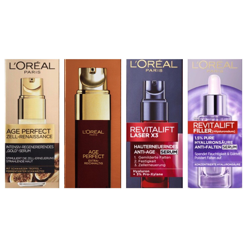 Serum chống lão hóa Loreal Revitalift/Age-Perfect các màu, 30ml