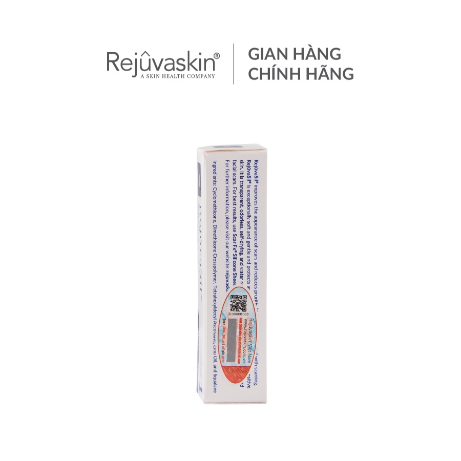 Gel ngăn ngừa sẹo và làm xẹp sẹo lồi, sẹo phì đại REJUVASKIN Rejuvasil 10ml