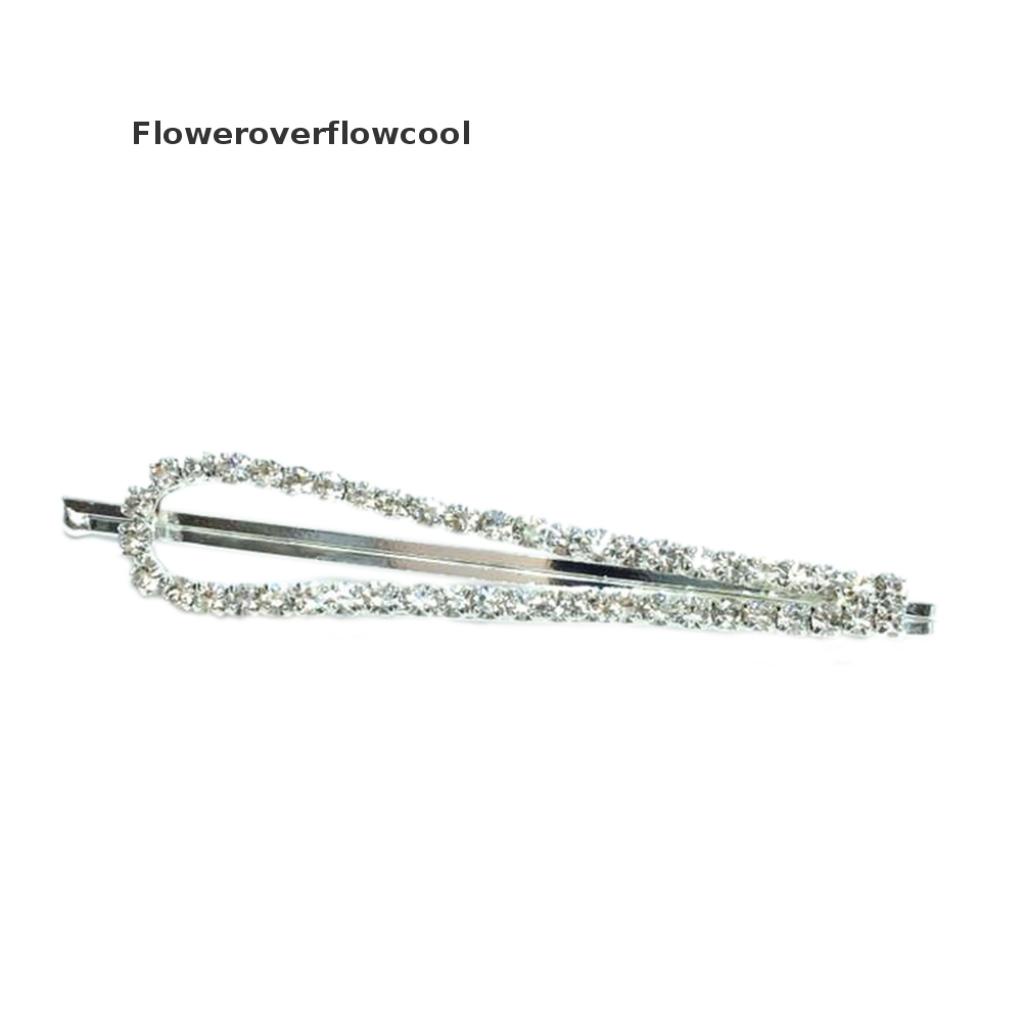 Kẹp Tóc Hình Hoa Đính Đá Pha Lê Thời Trang Mới Cho Nữ