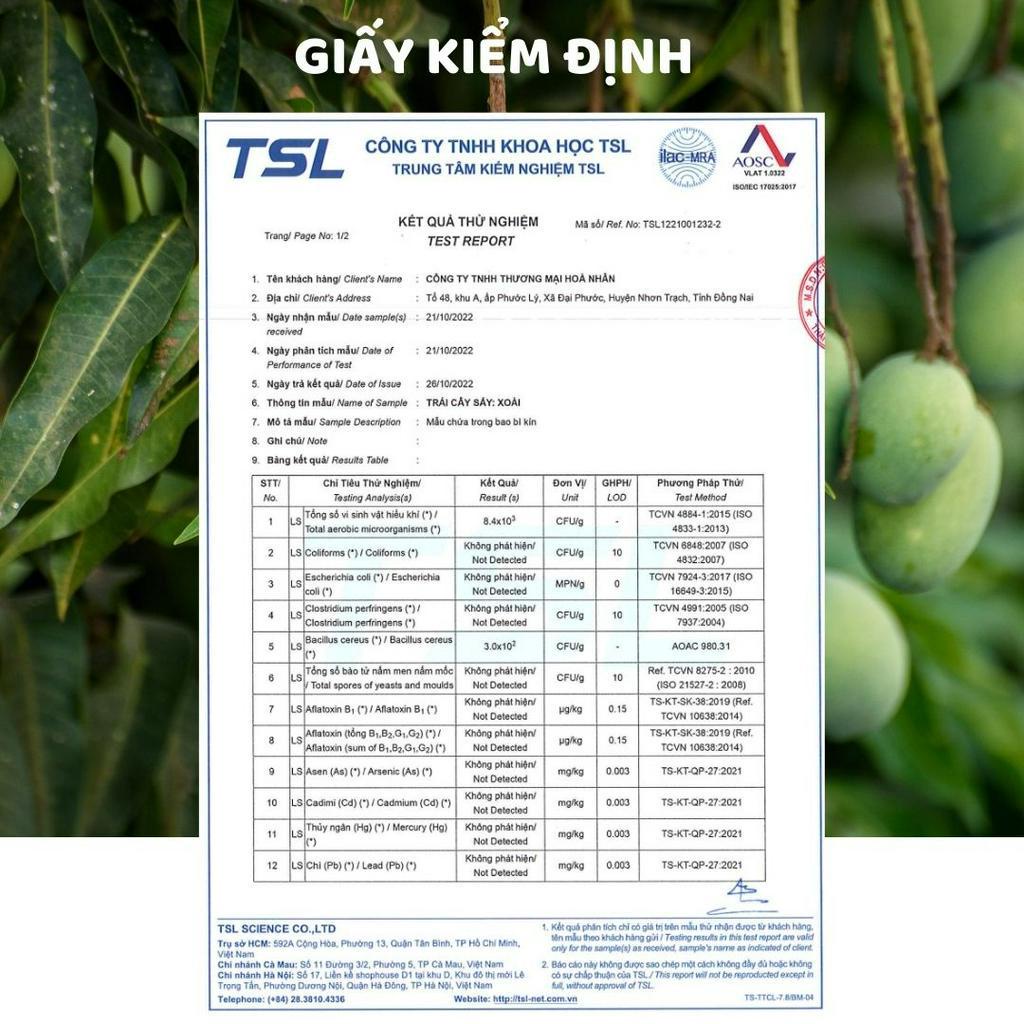 Xoài Sấy Dẻo Ohoo Mùi Vị Thơm Ngon, Túi Zip, Trái Cây Đồ Ăn Vặt Tốt Sức Khỏe