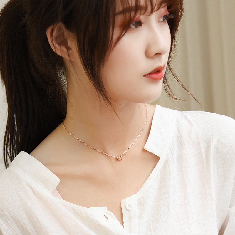 Vòng cổ Mạ Vàng Hồng Phong Cách Âu Mỹ