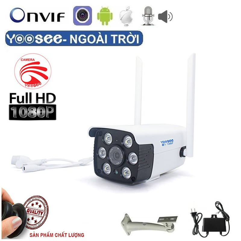 Camera WIFI NGOÀI TRỜI CARECAM 2.0MP, ĐAM THOẠI 2 CHIỀU, HỖ TRỢ ĐÈN LED QUAY ĐÊM CÓ MÀU