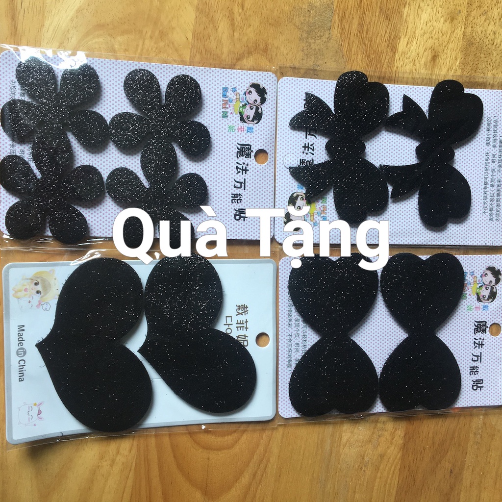 Miếng dán tóc mái dính tóc tiện lợi màu đen