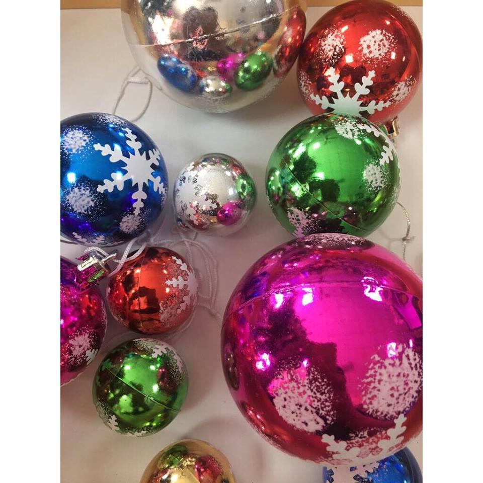 BỊCH 6 TRÁI CHÂU TRANG TRÍ NOEL