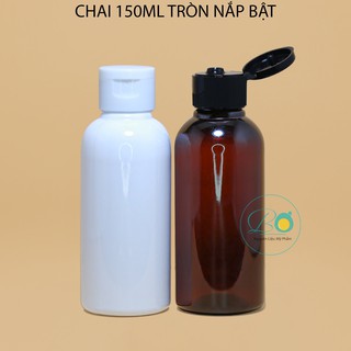 Chai 150ml Tròn Lùn Nắp Bật