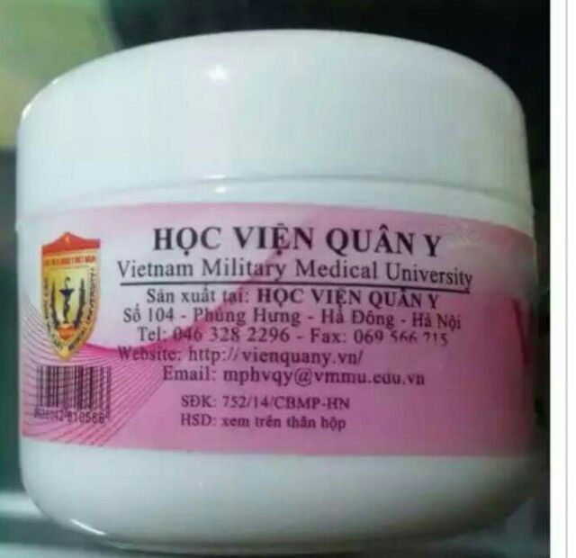 Kem nẻ Vaseline Học viện quân y