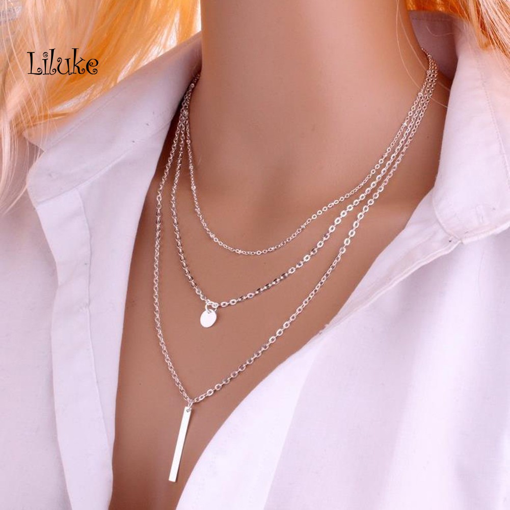 Vòng Cổ Choker Nhiều Lớp Thời Trang Cá Tính Cho Nữ