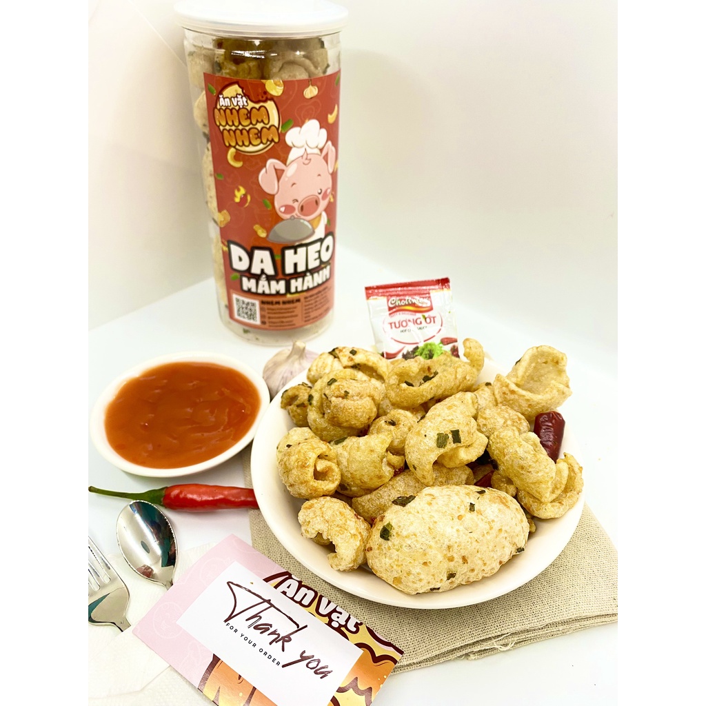 Da heo mắm hành Nhem Nhem 150g Đồ ăn vặt Hà Nội vừa rẻ vừa ngon | BigBuy360 - bigbuy360.vn