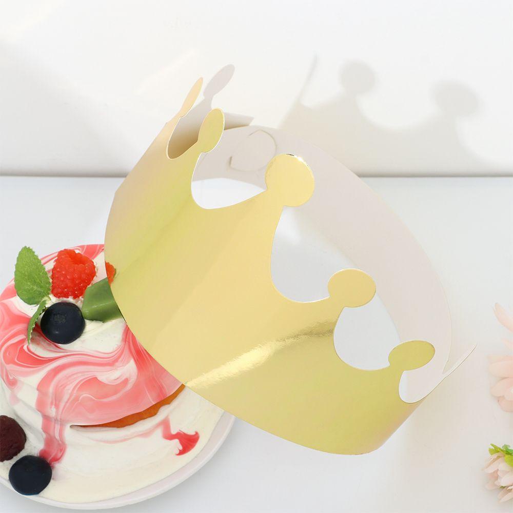 JUNE Set 10 Vương Miện Giấy Trang Trí Bánh Kem