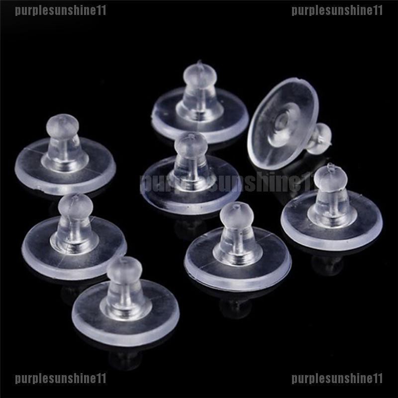 Set 50 Nút Cao Su Mềm Chặn Bông Tai Chịu Được Sức Nặng