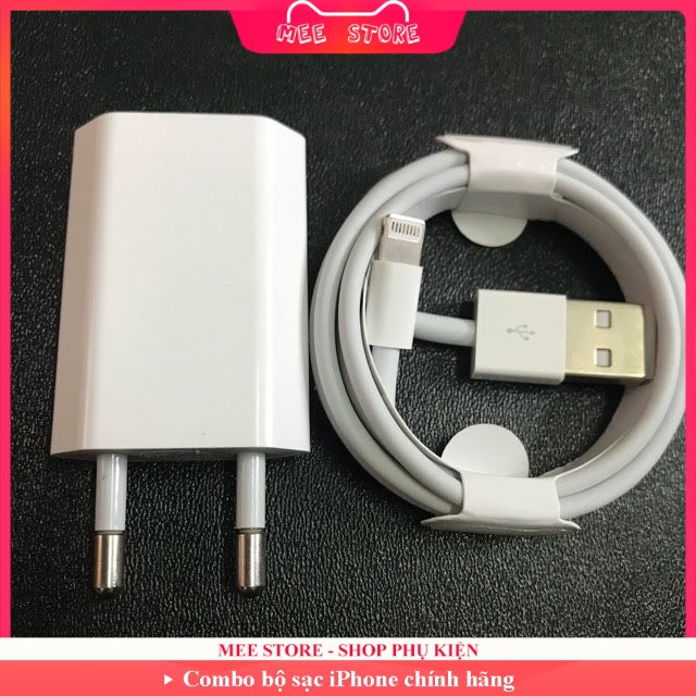 Củ sạc dẹp + cáp sạc iP giá rẻ - Mee Store 247