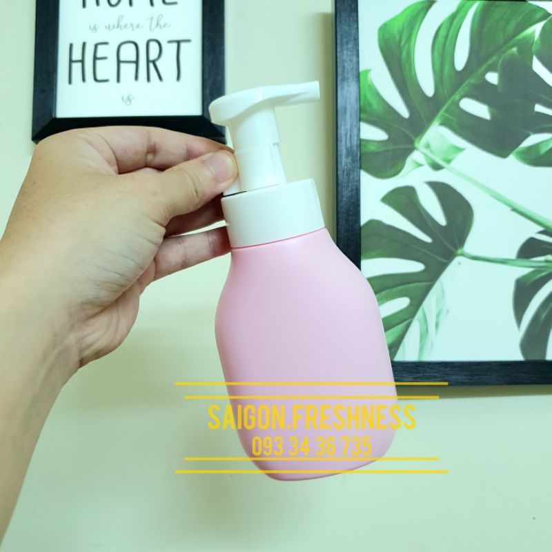 Chai chiết mỹ phẩm vòi nhấn - chai hồng vòi xà phòng sang trọng
