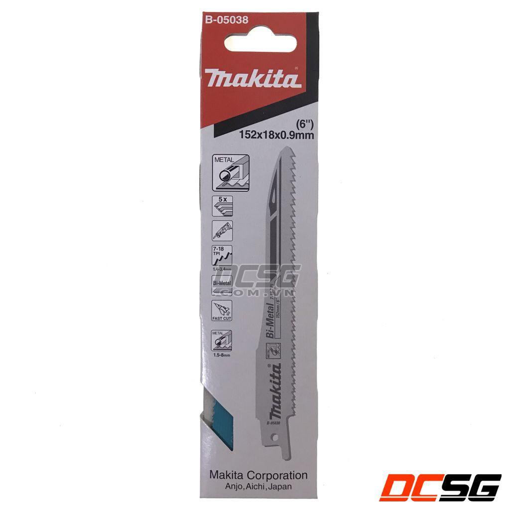 Lưỡi cưa kiếm cắt nhanh kim loại Makita B-05038 (01 lưỡi)| DCSG