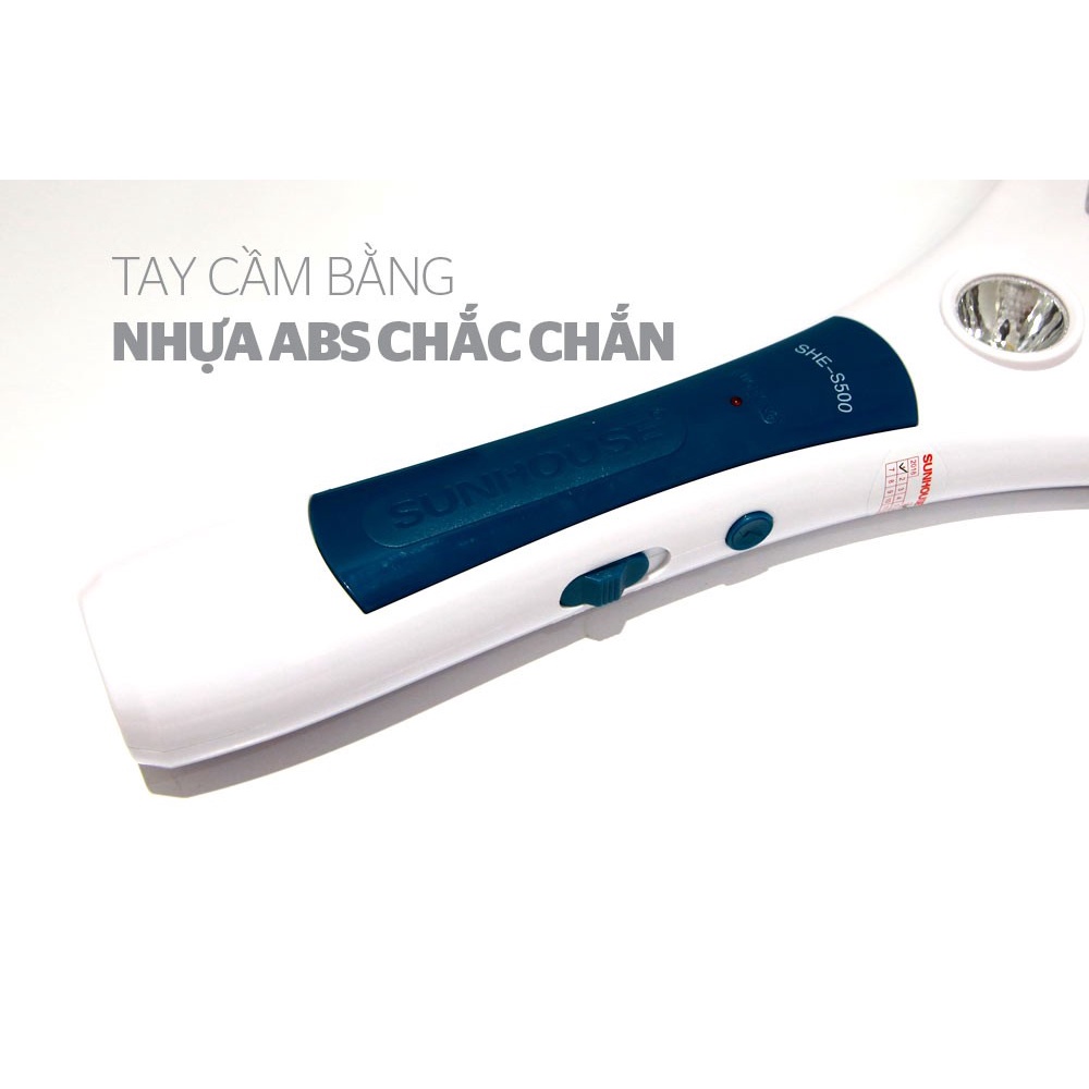 Vợt muỗi Sunhouse SHE-S500 -Hàng chính hãng, bảo hành 12 tháng