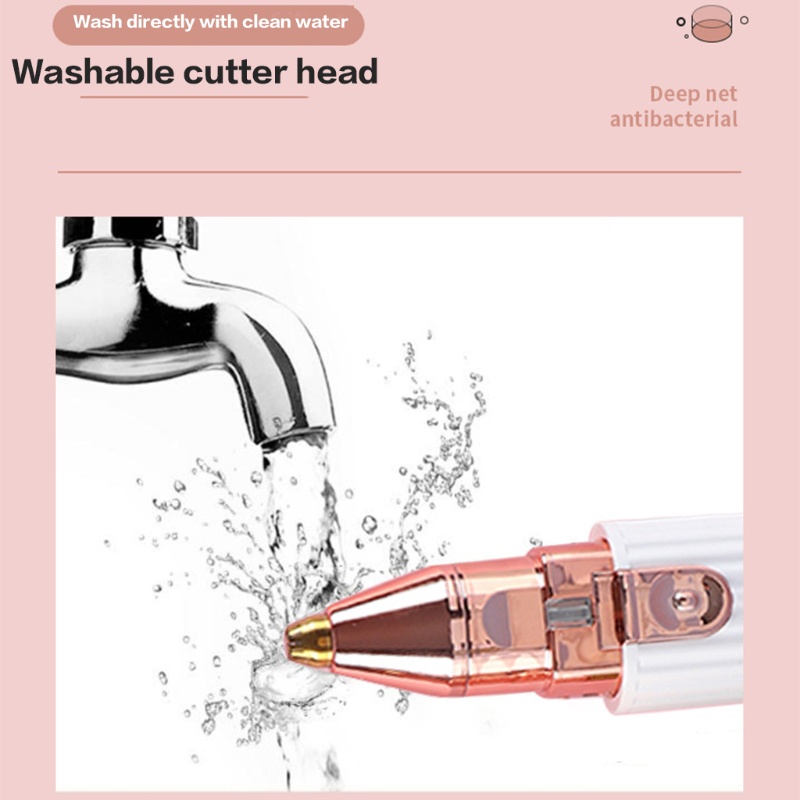 Máy Tỉa Lông Mày Có Đèn LED YOUYO Không Đau Tiện Dụng