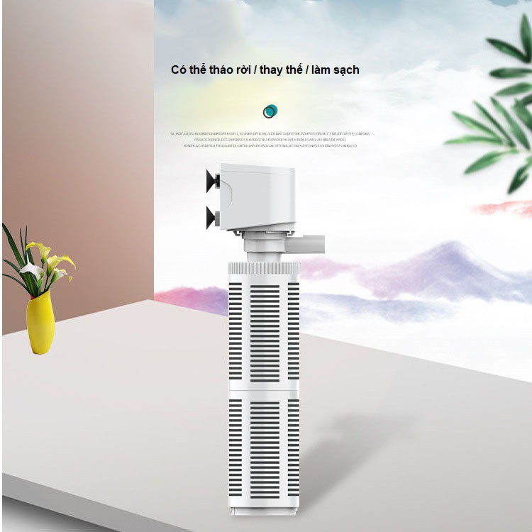 Máy bơm lọc oxy bể cá 3 trong 1 JY tròn