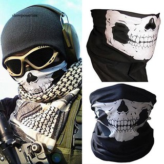 Sp Skull Đi xe đạp Khăn quàng cổ đa năng Máy sưởi cổ thể thao ngoài trời Mặt nạ nửa mặt