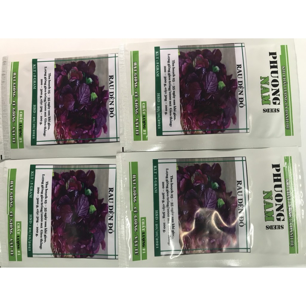 5 Gram Hạt giống Rau Dền Đỏ | BigBuy360 - bigbuy360.vn