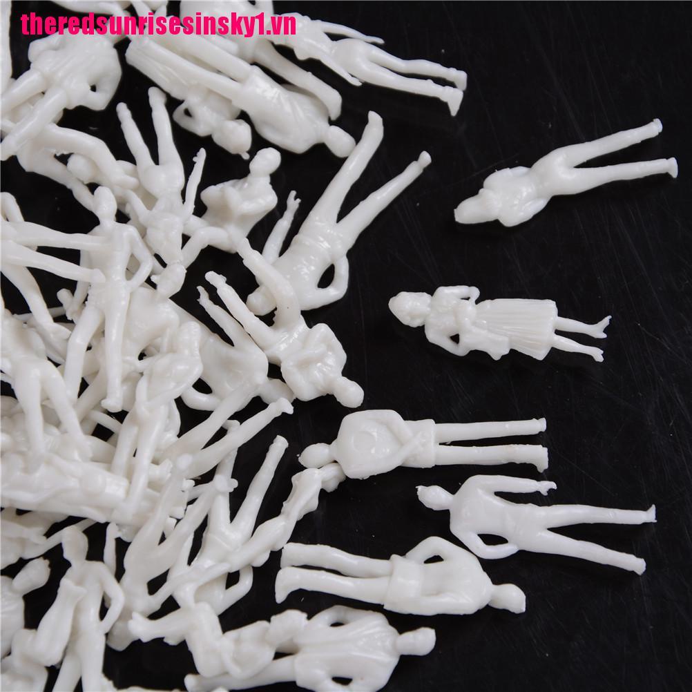 Set 10 mô hình người bằng nhựa ABS tỉ lệ 1:50 độc đáo