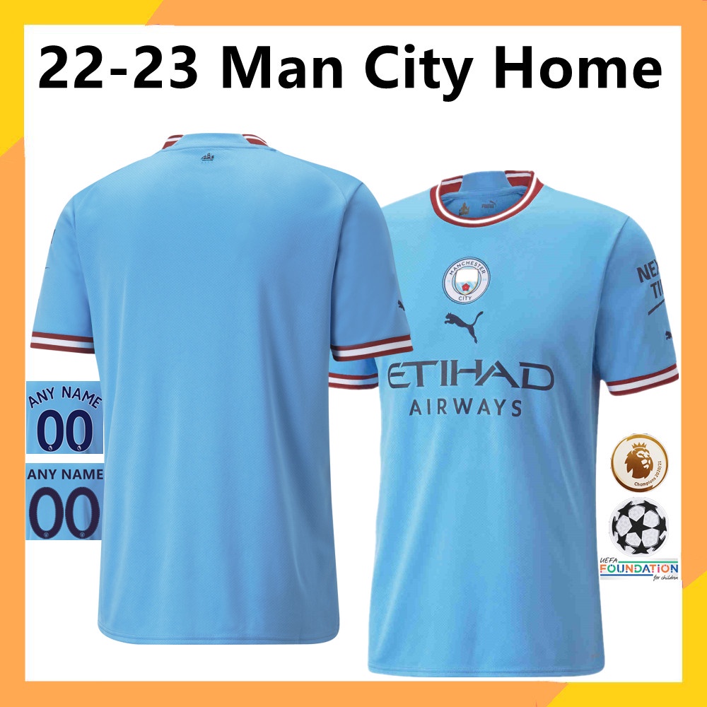 Áo Man City sân nhà Thái Lan AAA 22-23 Size S-4XL áo đá bóng