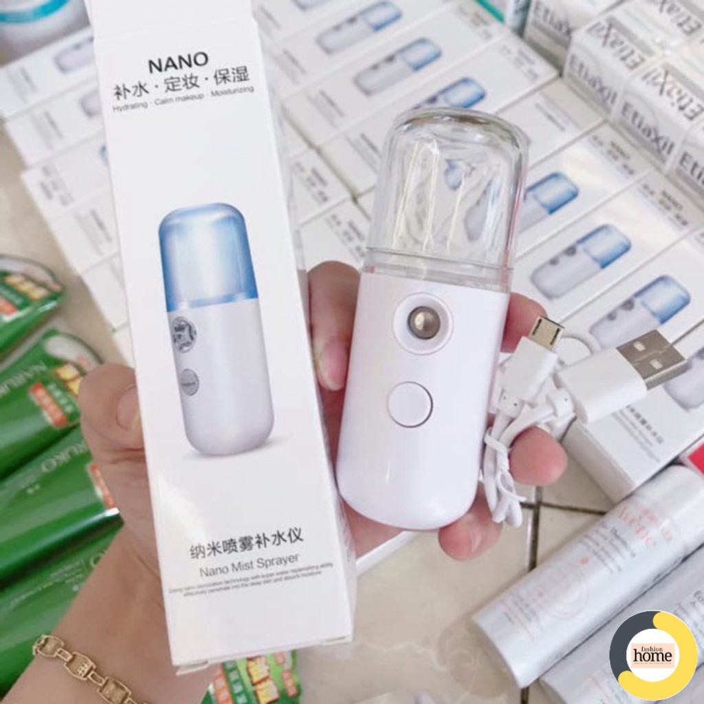 Xịt Khoáng Phun Sương, Xông Mặt Nano - Dưỡng Ẩm Sâu Cho Da