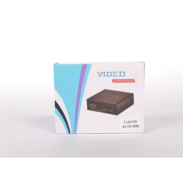 Bộ Chuyển đổi từ AV Audio Video Sang HDMI FJ-HA1308 - AV sang HDMI