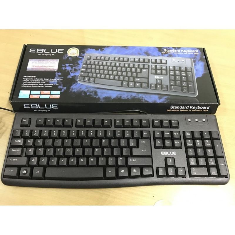 Bàn phím gaming Eblue EKM045BK USB Black
