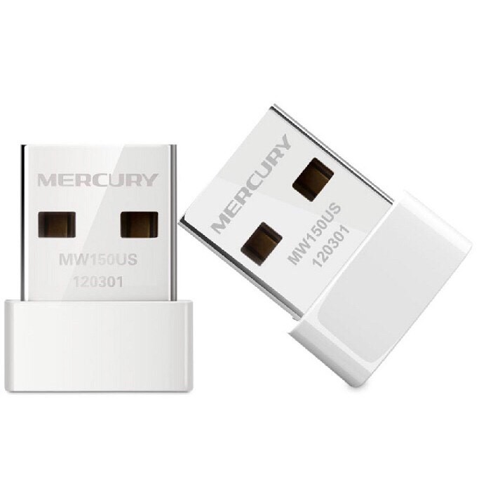 (Siêu Tiện Dụng) USB Thu Sóng Wifi Cho Laptop, Máy Tính Bàn PC Mercury 150Mbps