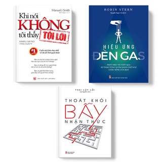 Sách: Combo 3 Cuốn Hiệu Ứng Đèn Gas + Thoát Khỏi Bẫy Nhận Thức + Khi Nói Không Tôi Không Thấy Tội Lỗi (MinhLong)