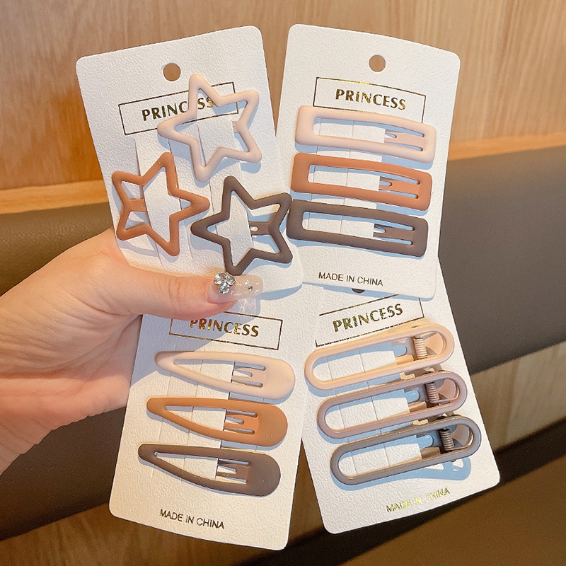 Bộ 3 Kẹp Tóc Màu Gradient Thời Trang Hàn Quốc