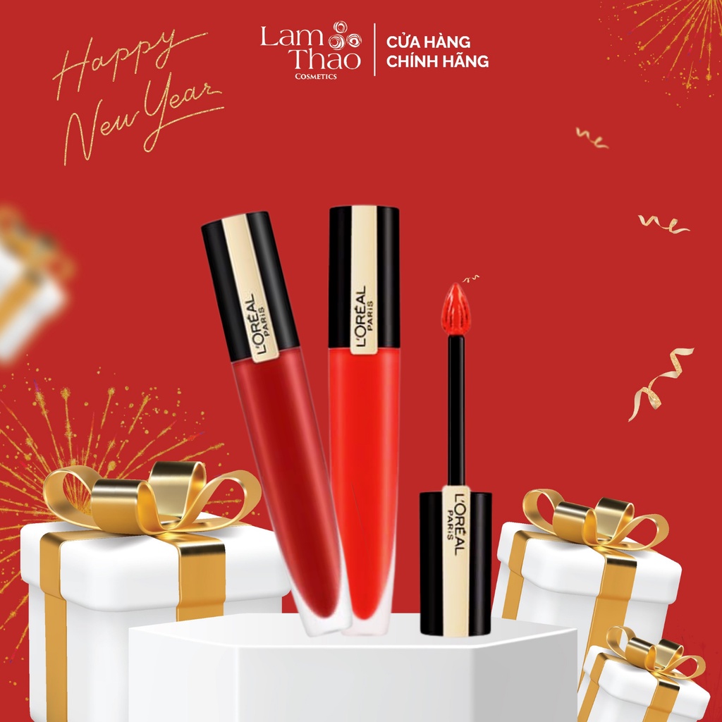 Son Kem Lì Nhẹ Môi L'Oréal Paris Rouge Signature