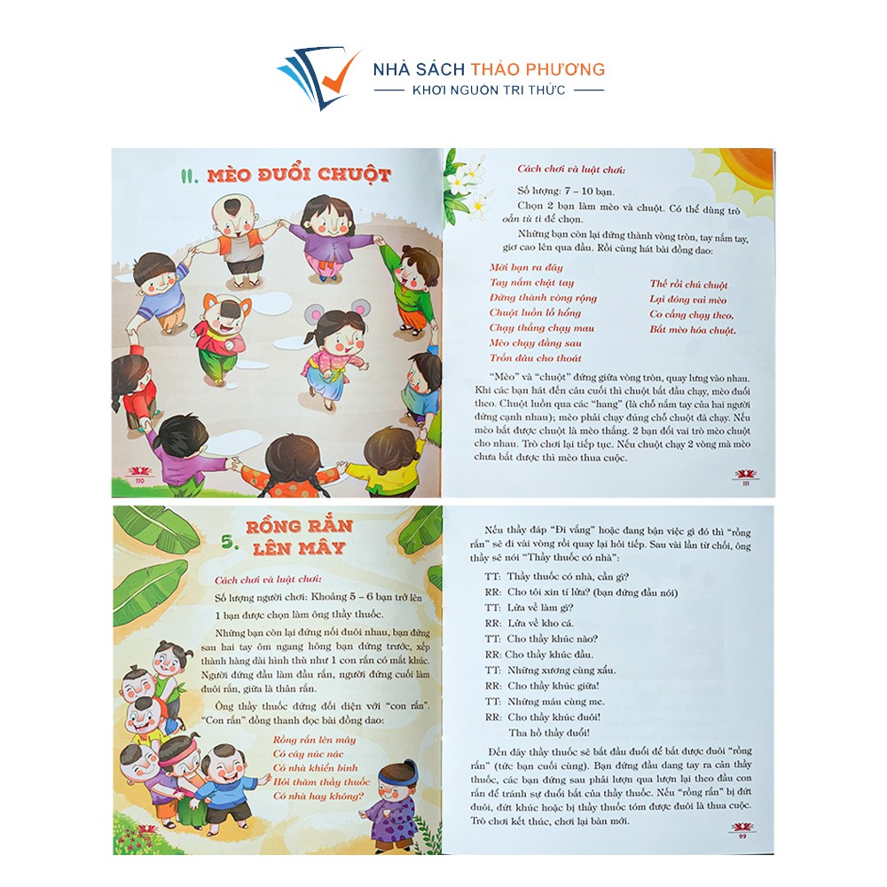 Sách - Câu đố và trò chơi dân gian bằng tranh cho bé tập đọc kích thích tư duy