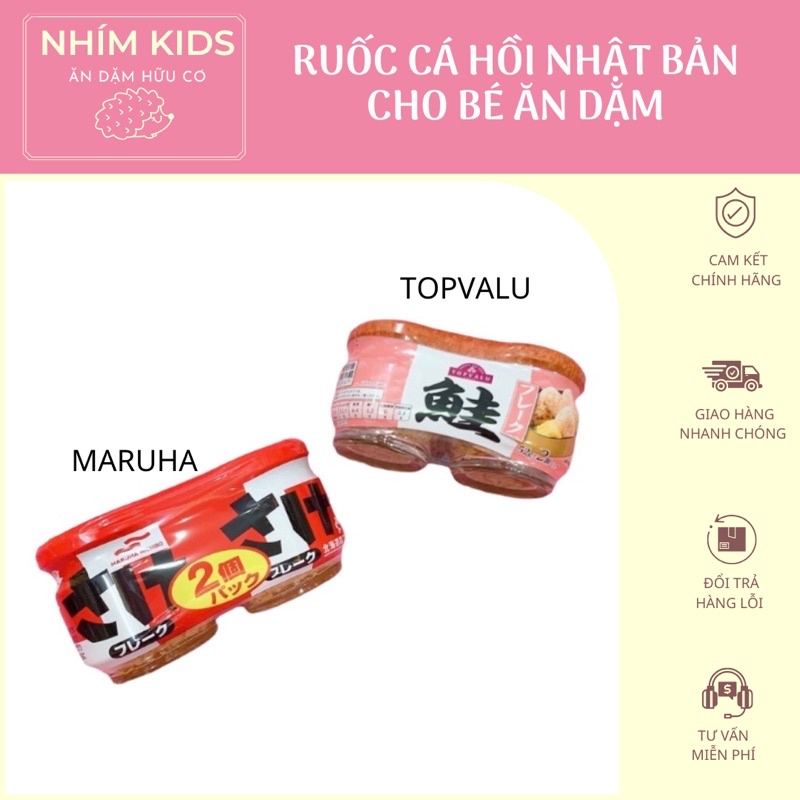 Ruốc cá hồi Nhật Bản cho bé ăn dặm (Date 10/2024)