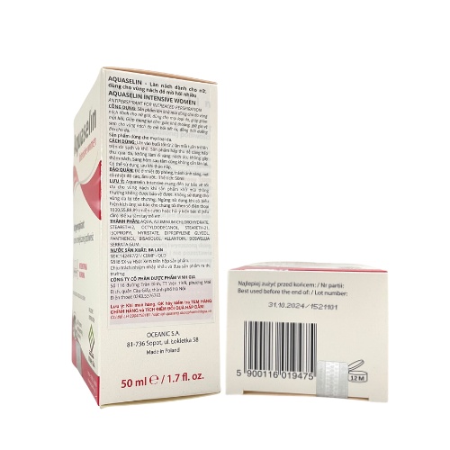 ✅ Aquaselin intensive women – Lăn nách nữ loại mạnh