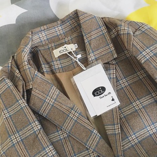Ảnh thật 🎀Áo khoác Blazer IDOL size SM ODER