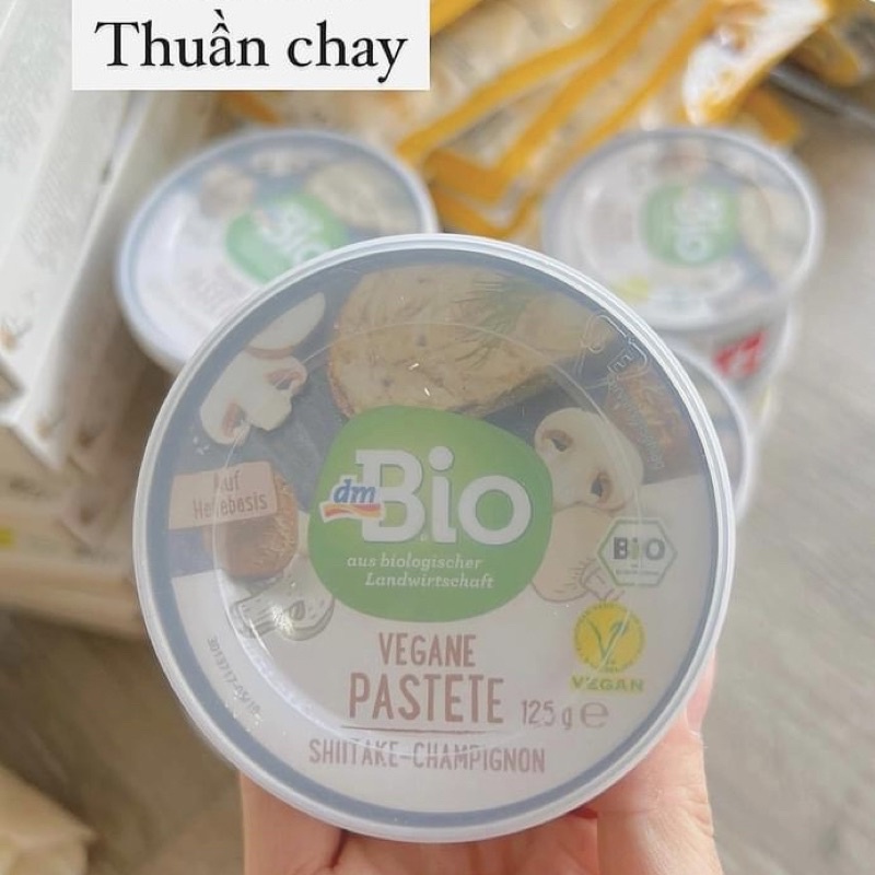 Pate Nấm Hữu Cơ DM Bio Của Đức Cho Bé Dị Ứng Và Người Ăn Chay