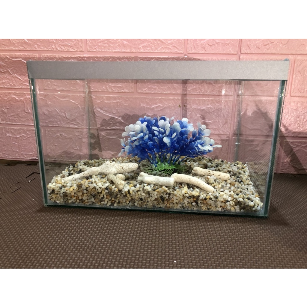 Combo 6 MÓN Hồ cá cảnh thủy sinh Full phụ kiện, gồm hồ cá, lọc thác XP06, đèn ford dy chống nước