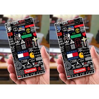 Ốp lưng Sony Xperia L1  (dẻo viền trắng trong) - Brands