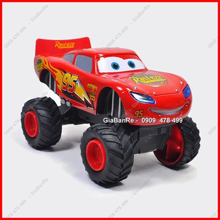 Mô Hình Xe Kim Loại Mcqueen Offroad 4 Bánh Hơi - Tỉ Lệ 1:32 - 15cm - Đỏ -  9167