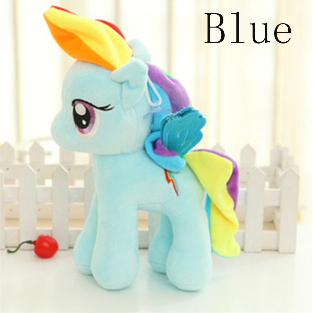 1 Bộ 6 Con Ngựa Pony Mềm Mại 25cm