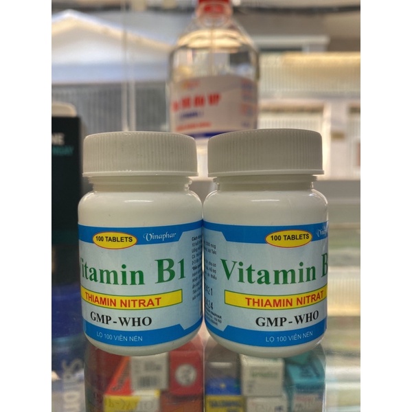 Vitamin B1 hộp 100 viên ❤️ Vitamin B1 hộp 100 viên | Thế Giới Skin Care