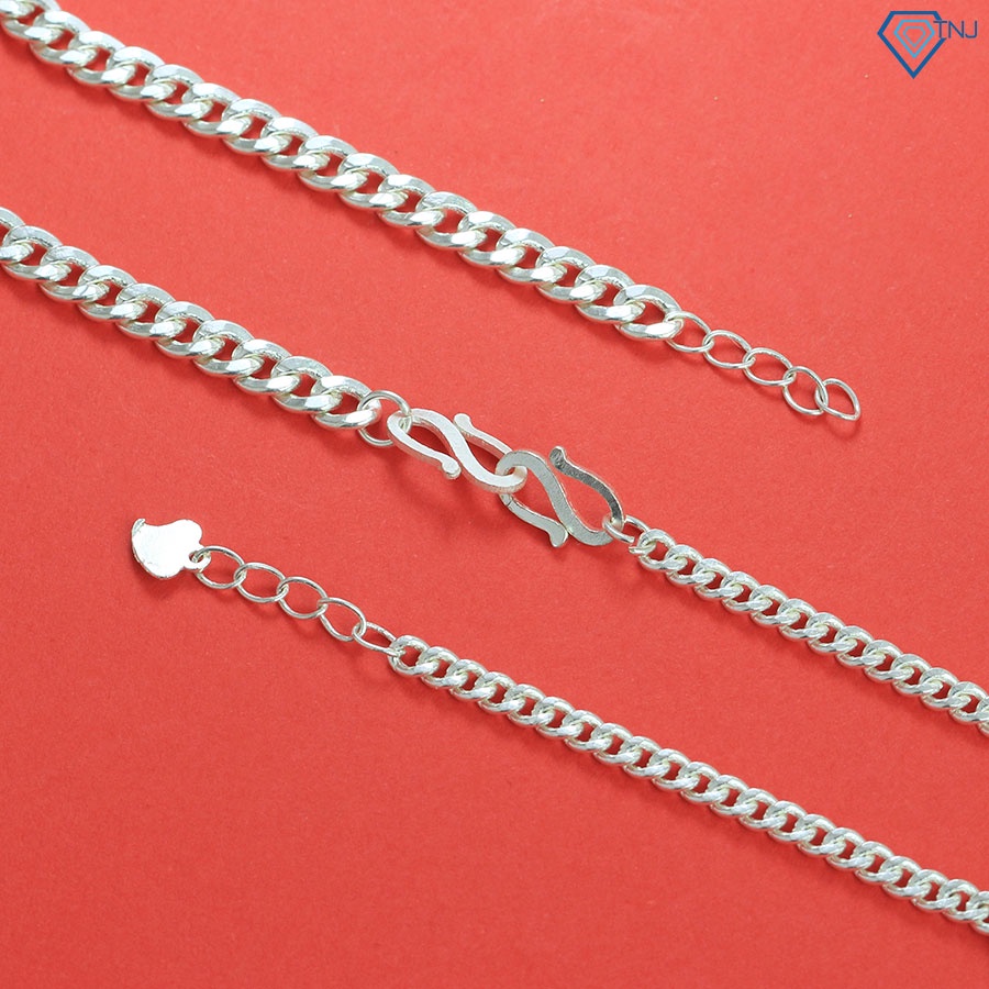 Vòng tay đôi nam nữ bạc Hiệp Sĩ Công Chúa LTD0023 Trang Sức TNJ