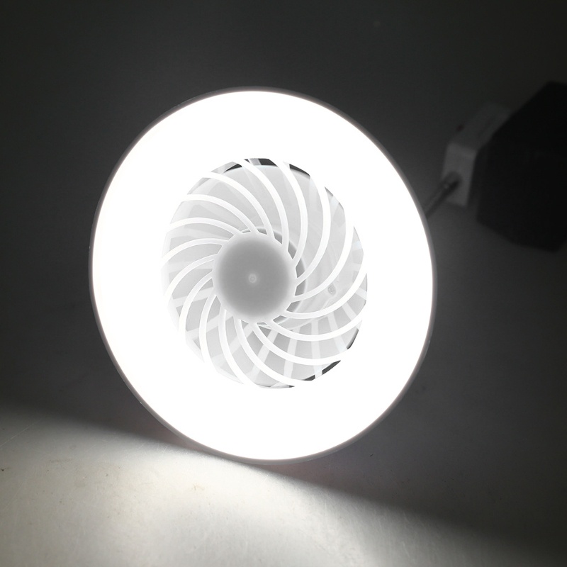 Quạt Trần Đèn LED E27 2 Trong 1 AC 220V E27 12W Đa Năng